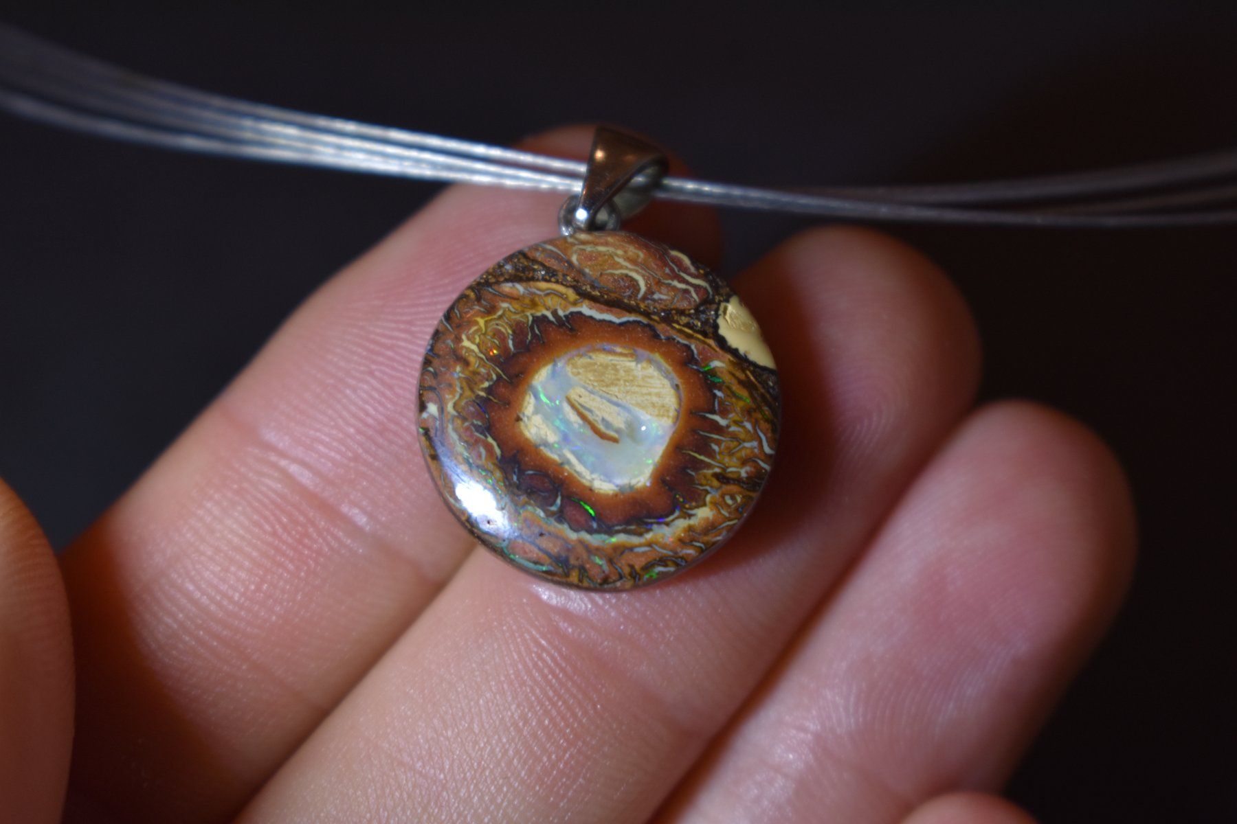 Pietre preziose: Boulder Opal Anhänger – Nuovo (secondo la descrizione) da Aarwangen venduto da kay_f7f5 2