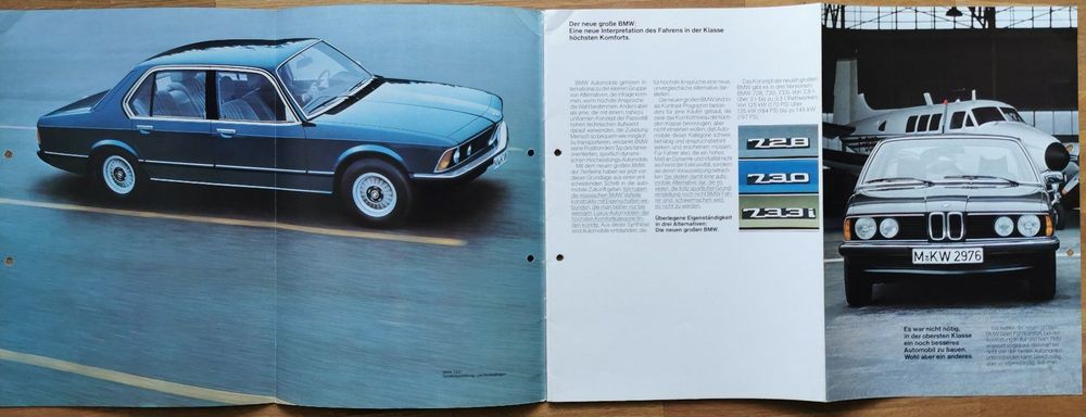 BMW Documenti: BMW 728 730 733i   1977 – Usato da huenenberg venduto da Suizofelize 1