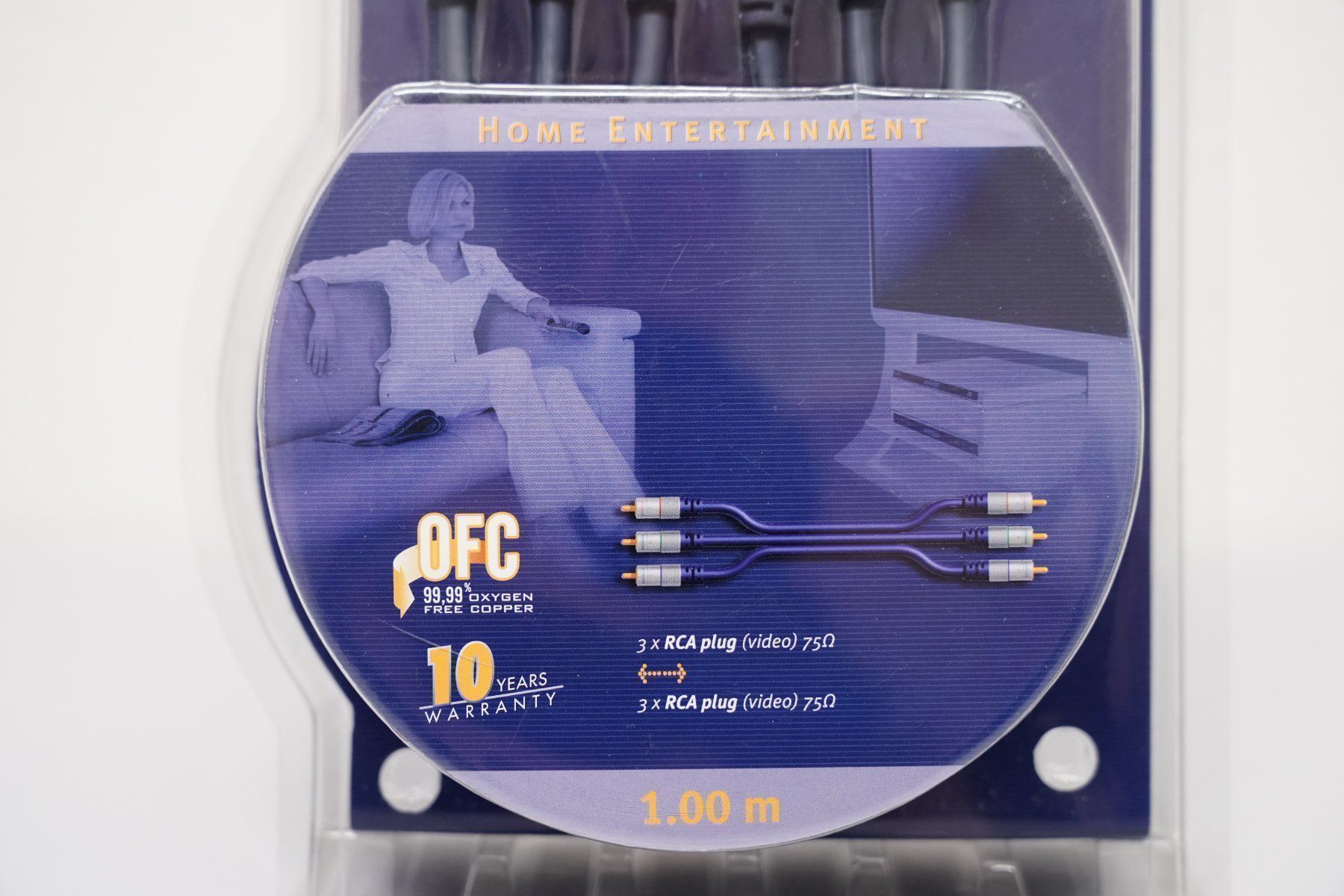 Kabel: Component Video Kabel 1 Meter – Neu und originalverpackt aus Hochdorf von av-electronics 1