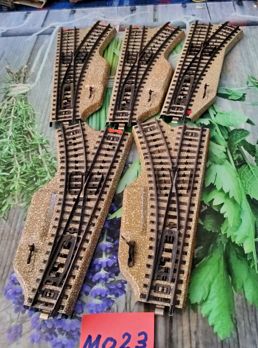Märklin Modelleisenbahnen: 5 Marklin M-Gleise Handweichen 5122L + 5123R – Gebraucht aus Grüningen von VENOM59
