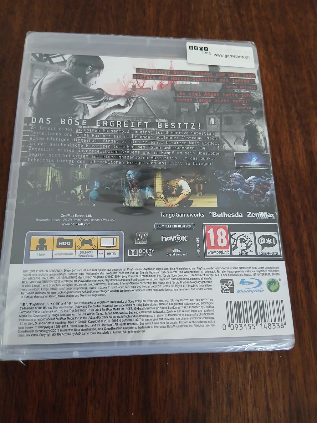 Giochi: The Evil Within (PS3) NEU&OVP – Nuovo e nell'imballaggio originale da Pfungen venduto da Himbogame 1