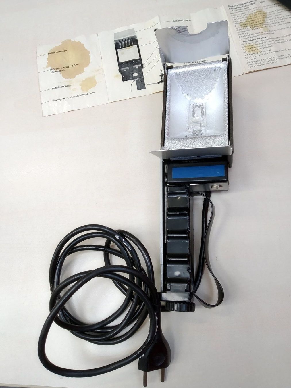 Libri: Halogenleuchte 1000 W, 220 V, gebraucht – Usato da Döttingen venduto da Schlei 2
