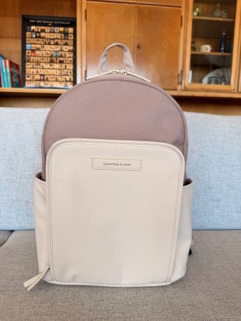 Sac à dos Kapten and Son beige et rose taupe très bon état