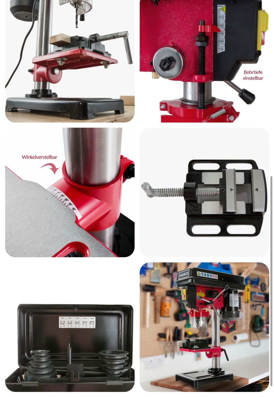 Trapani: +Tischbohrmaschine mit laser 500W – Nuovo e nell'imballaggio originale da Amriswil venduto da JaJa-Express 3