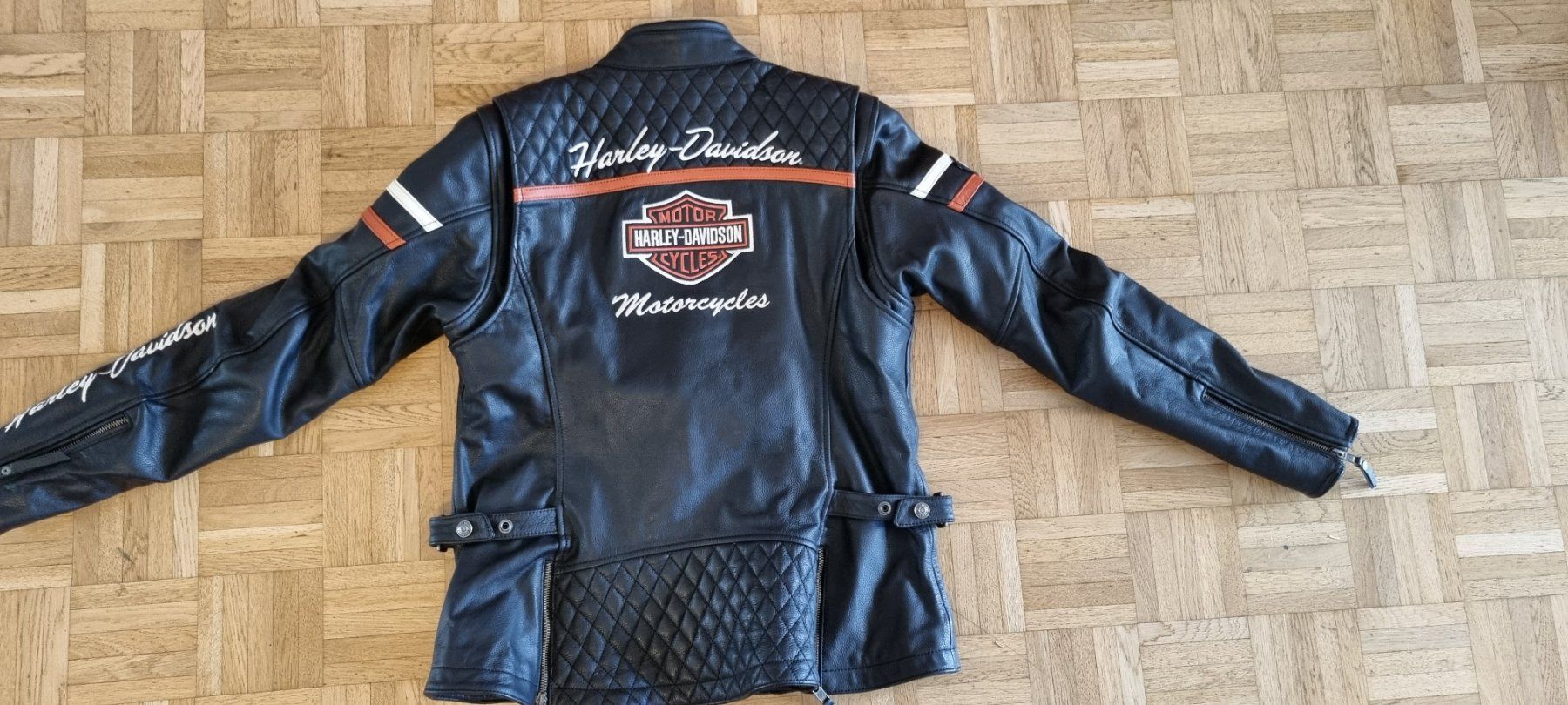 Harley-Davidson Giacche: Harley-Davidson Lederjacke schwarz Grösse XL Damen – Nuovo (secondo la descrizione) da Breitenbach venduto da ste_t592 4