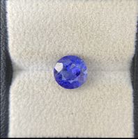 Tansanit 2,29ct GemLab zertifiziert intensiv blau