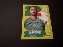 Panini FIFA Fussball WM 2026 Sticker Said Benrahma ALG 16