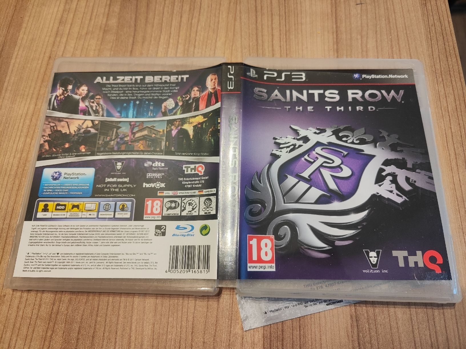 Spiele: Playstation 3 Saints Row The Third ab 18 – Gebraucht aus Münchenstein von tottenb