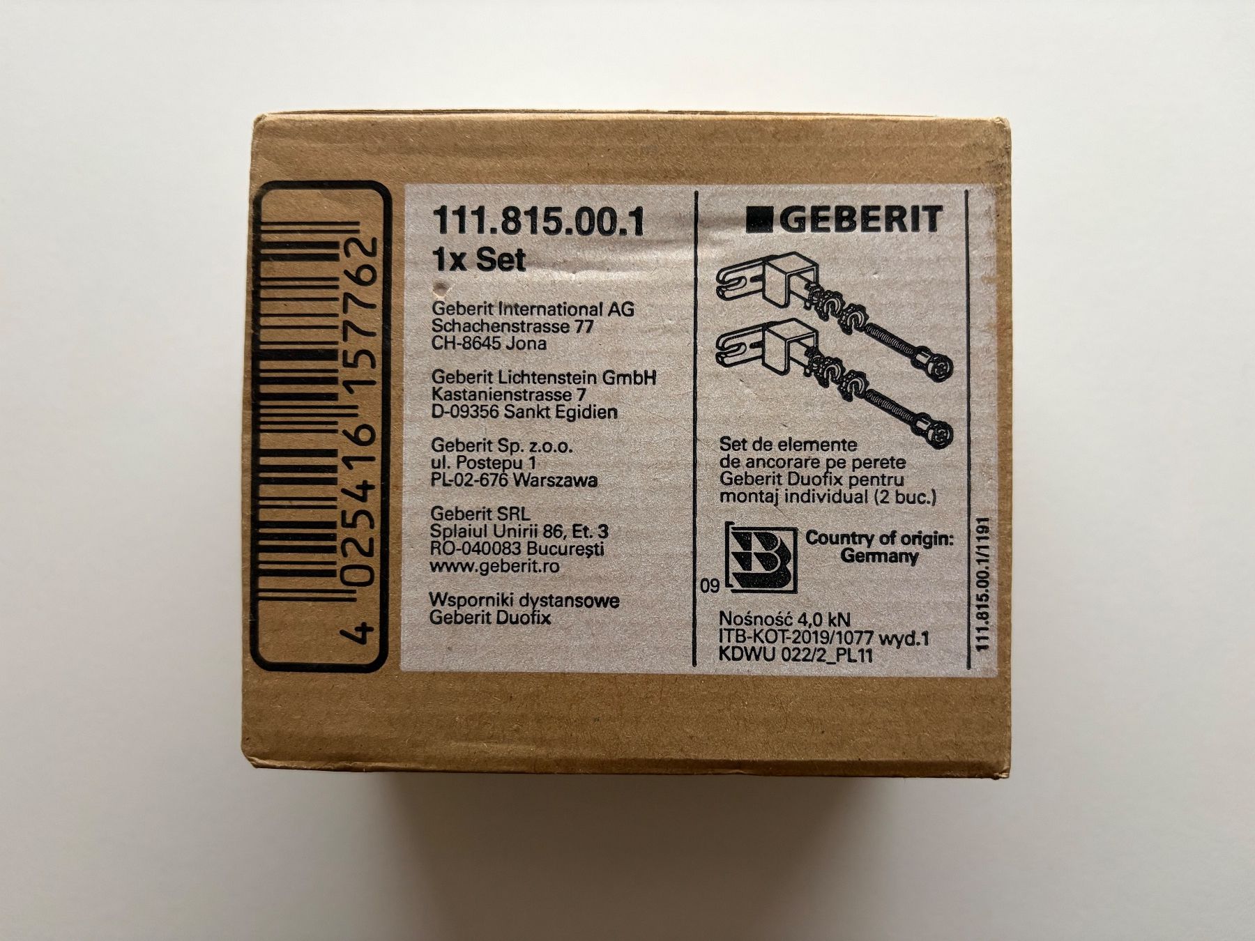 Geberit WC: Geberit Duofix Bausatz 111.815.00.1 – Neu und originalverpackt aus Reinach BL von DreamerVibe