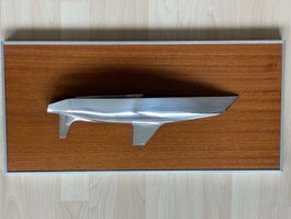 Segelschiff Halbmodell  Disque d'Or 3 in 925/000 Silber