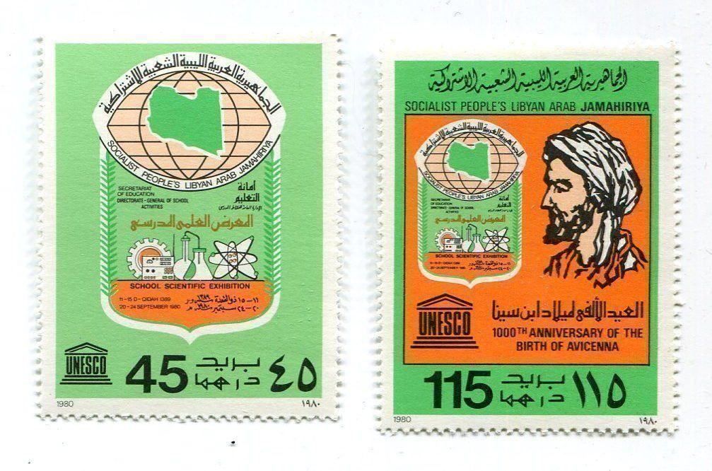 Tous les timbres: Briefmarken "Medizin. Avicenna". Libyen. – Neuf avec emballage d'origine à Basel par Butsch5