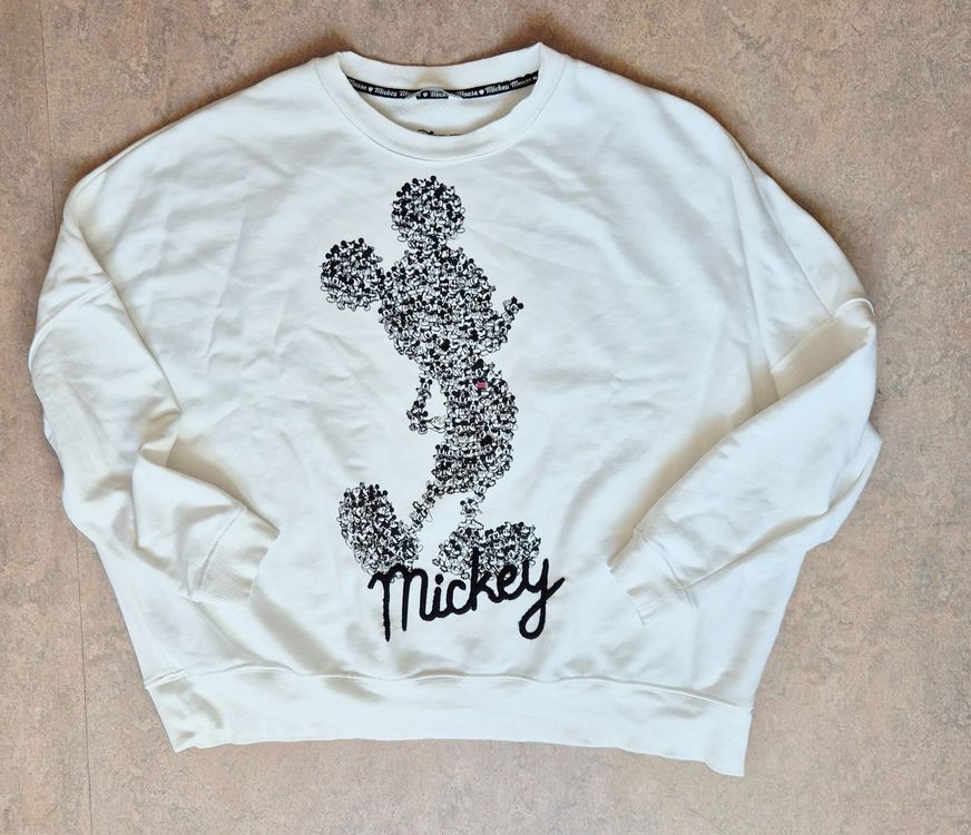 FROGBOX MICKEY MOUSE DISNEY S M 36 PULLOVER PULLI TOP (Gebraucht