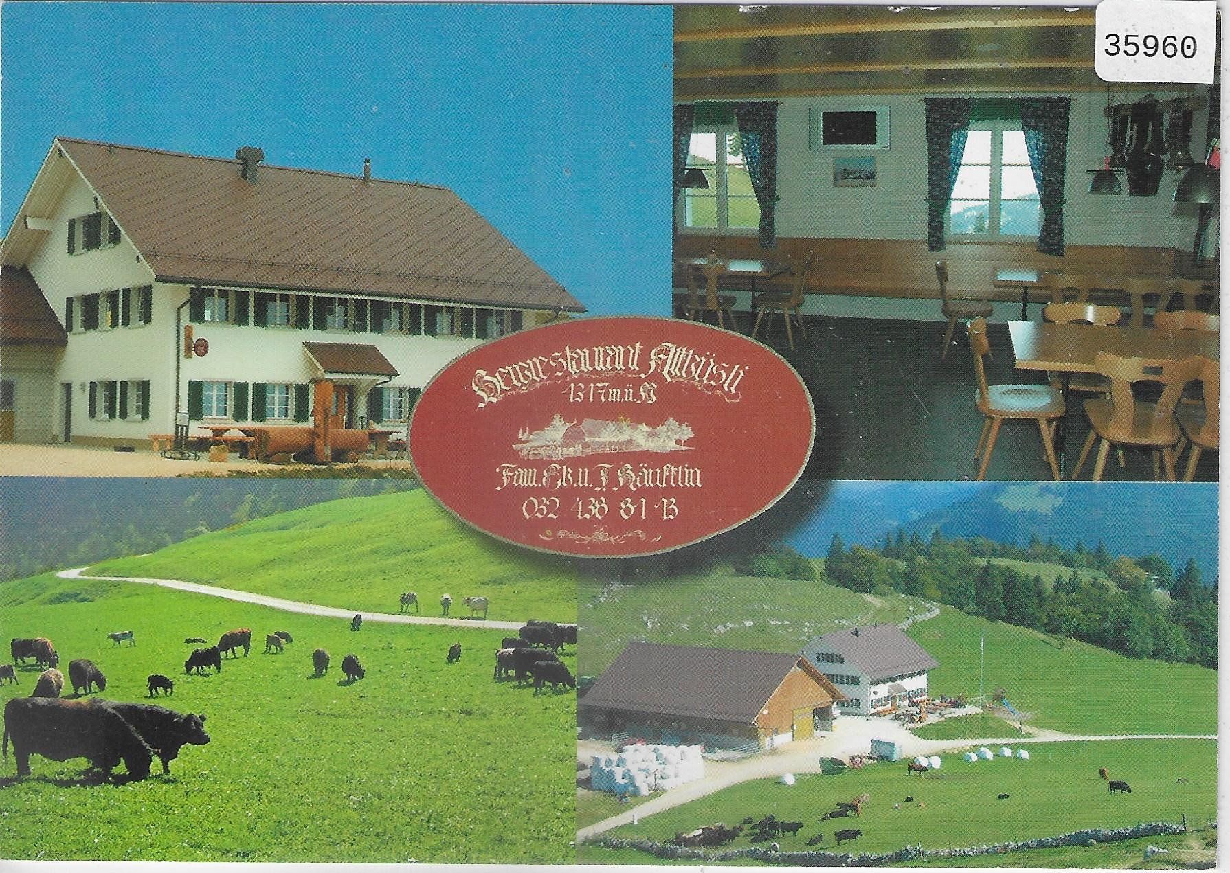 Cartoline postali: Bergrestaurant Althüsli Selzach – Usato da Ettingen venduto da Kartenplanet