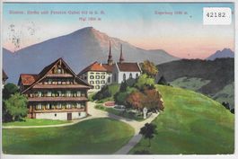 Kloster, Kirche und Pension Gubel - Litho