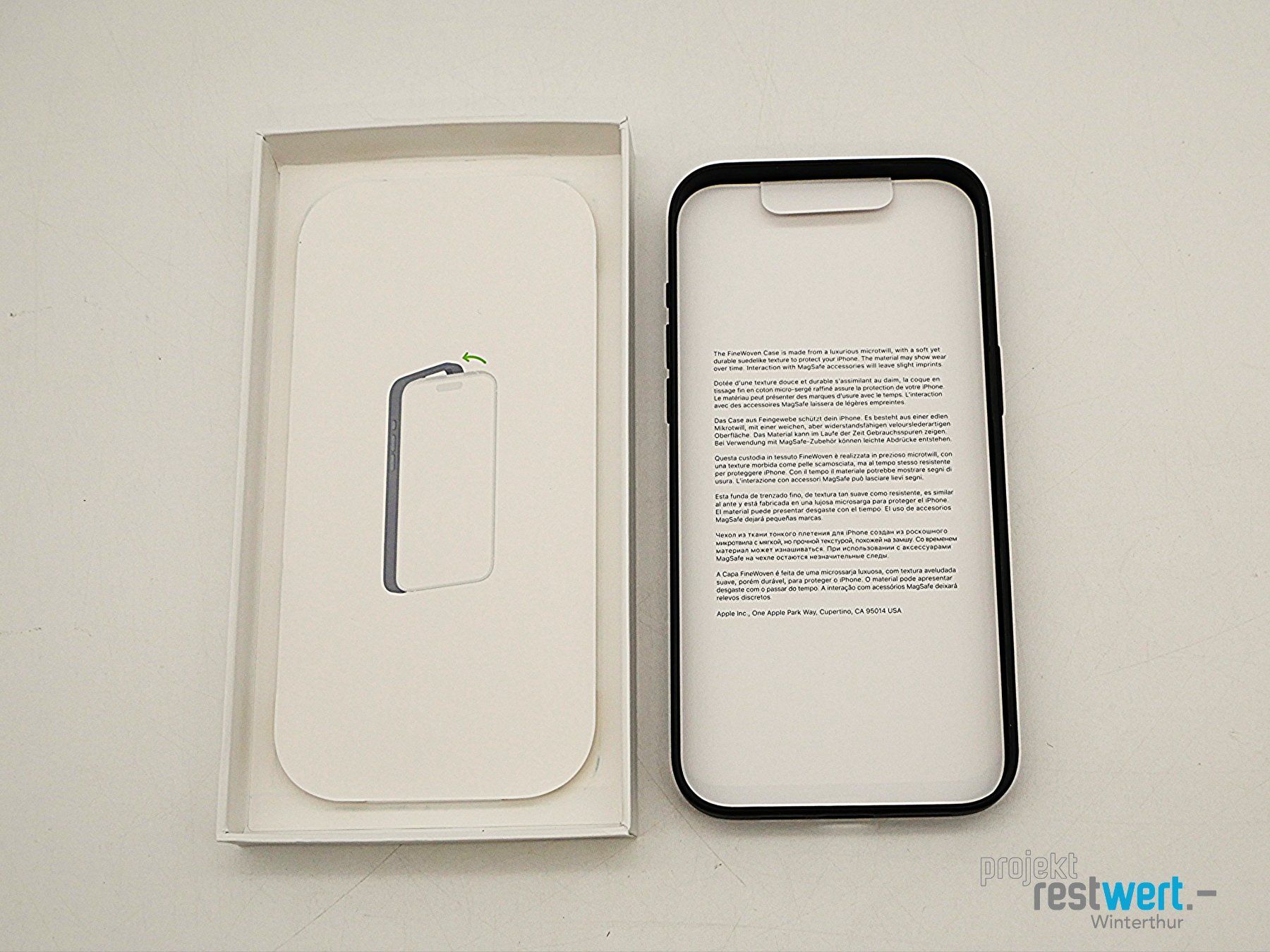 Apple Coques & Protection écran: APPLE Feingewebe Hülle MagSafe iPhone 15 Pro Max – Neuf (Voir description) à Winterthur par Restwert_Winterthur 4