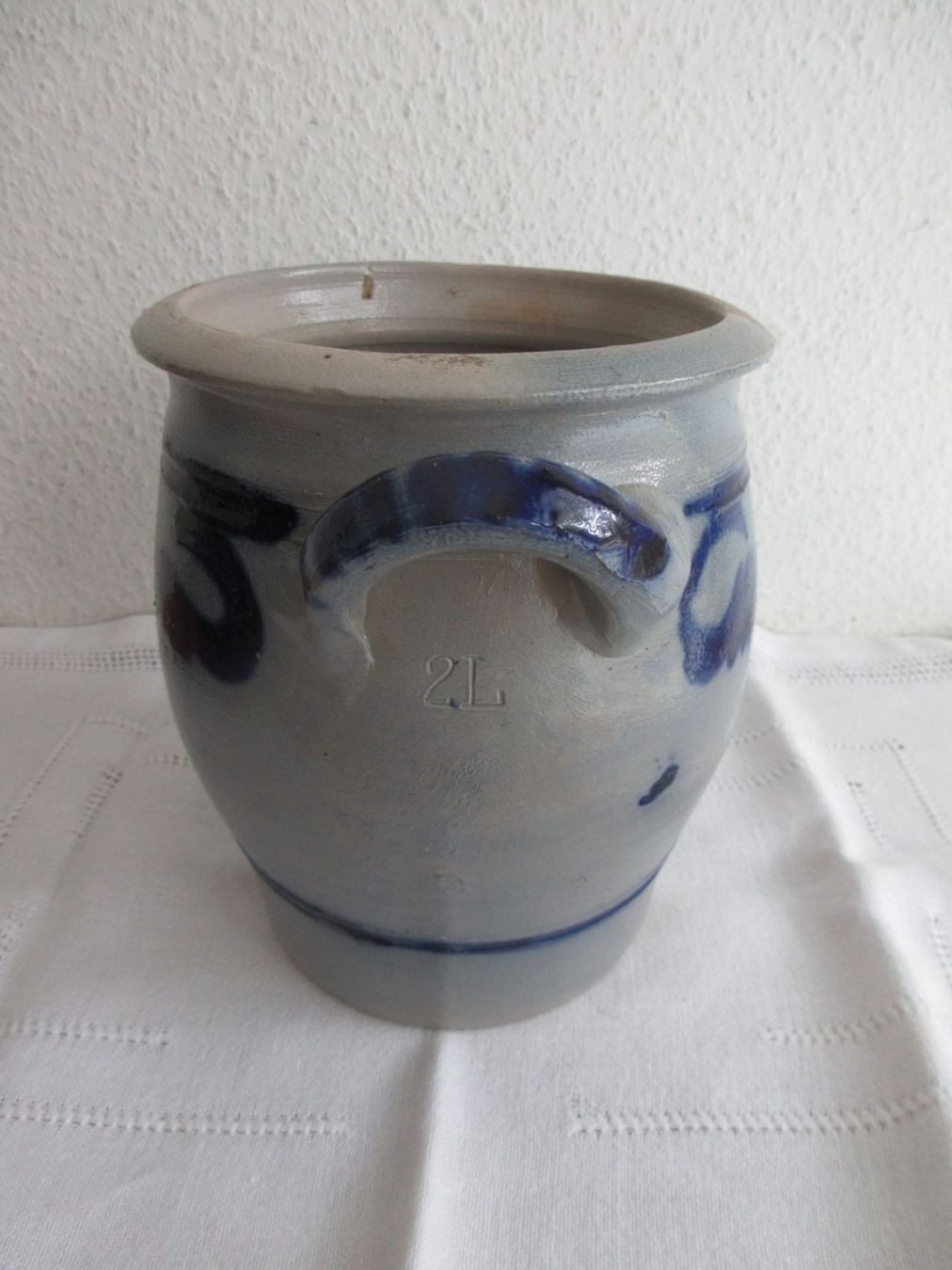 Pentole: Schmalztopf / Hafen Steingut 2 Liter – Usato da Binningen venduto da mondoantico 3