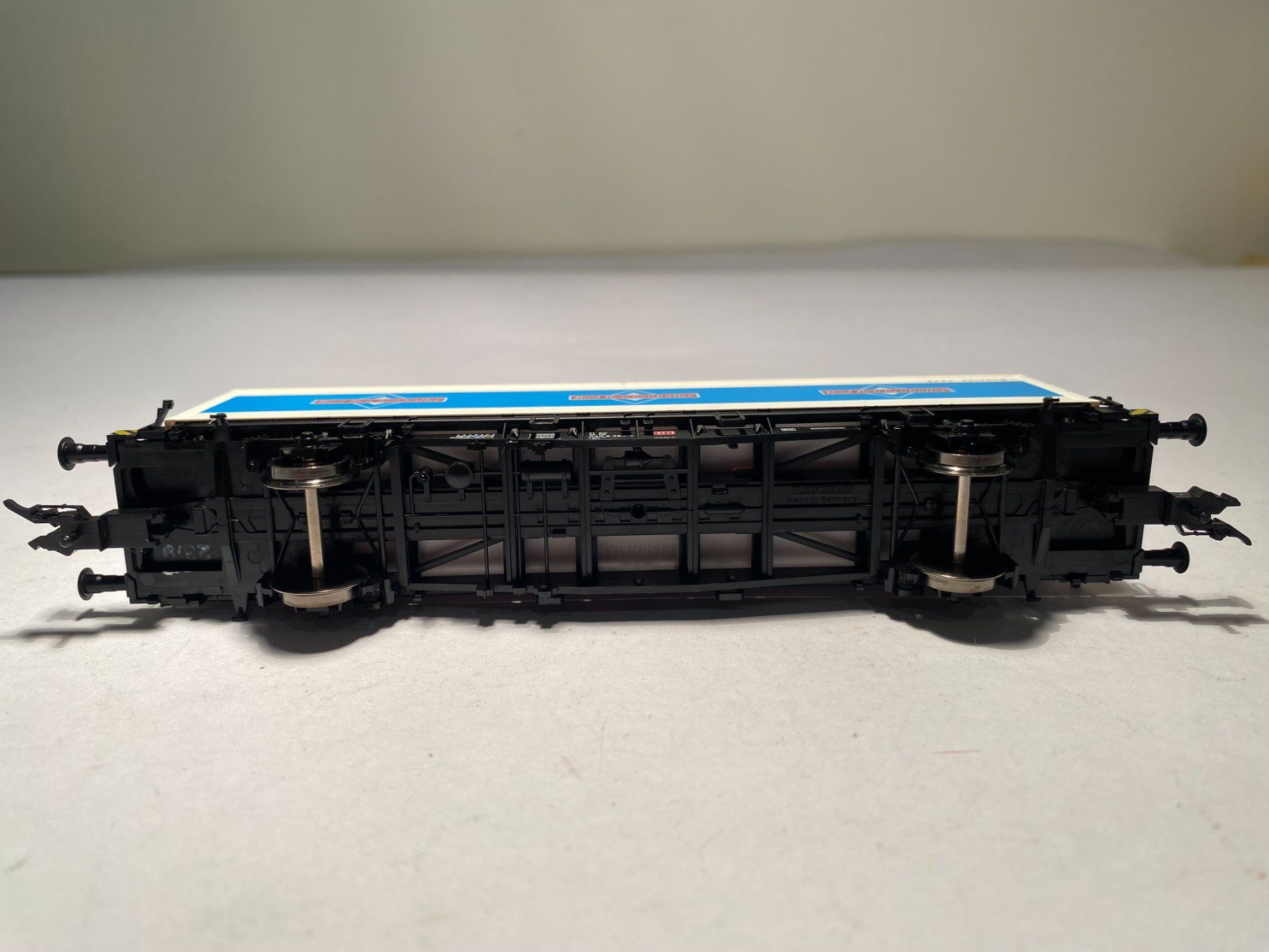 Fleischmann Modellini di ferrovie: Fleischmann 5240 Container-Tragwagen-Bad Reichenhaller, DC – Usato da Buchrain venduto da Modellbahn11 6