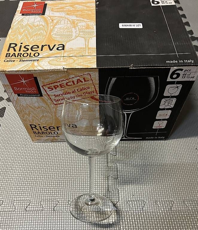 Bicchieri: BAROLO Riserva Gläser, Bormioli Rocco – Usato da Bern venduto da Thg0 2