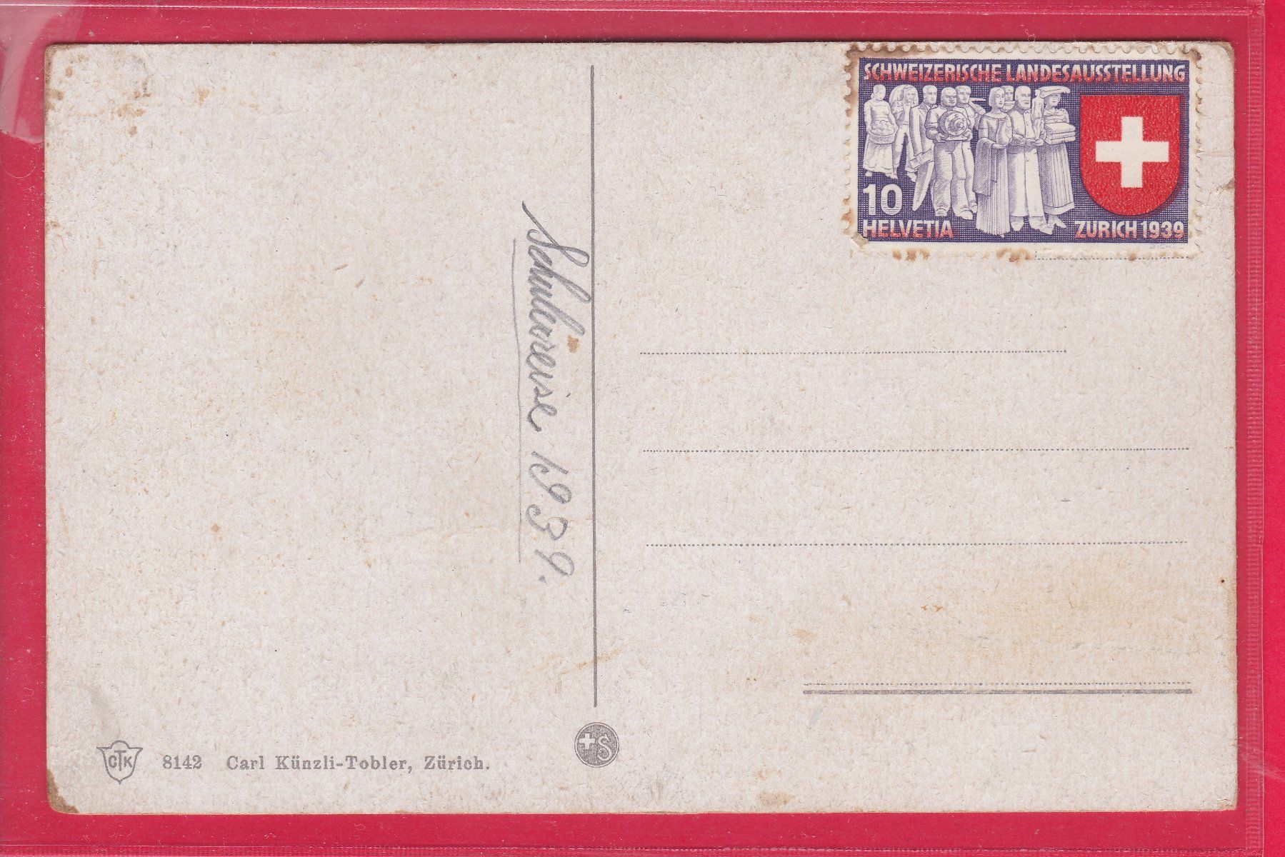Cartoline postali: MURGSEE, 1939 – Usato da Oberrieden venduto da Gebirgsstelze 1