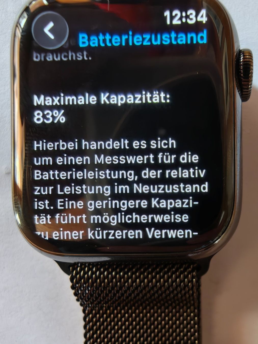 Apple Smartwatch: Apple Watch Series 8 Edelstahl Wifi/Cellular – Gebraucht aus Bowil von Doggenpfote 4