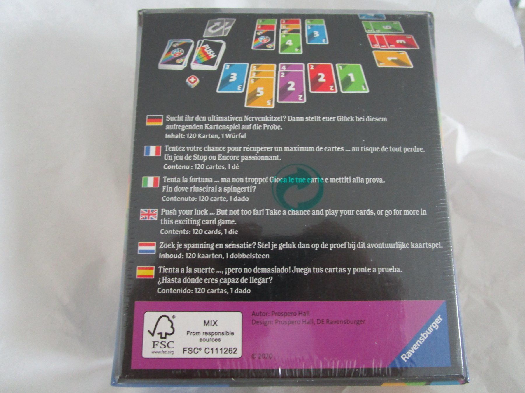 Ravensburger Spiele: Push Kartenspiel – Neu und originalverpackt aus Grenchen von Uhus15 1