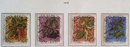 1976 Pro Juventute Satz Ersttag Vollstempel mit Gummi
