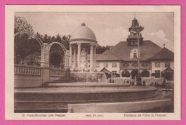 Bern gel 1914 Schweiz. Landesausstellung Flora Brunnen