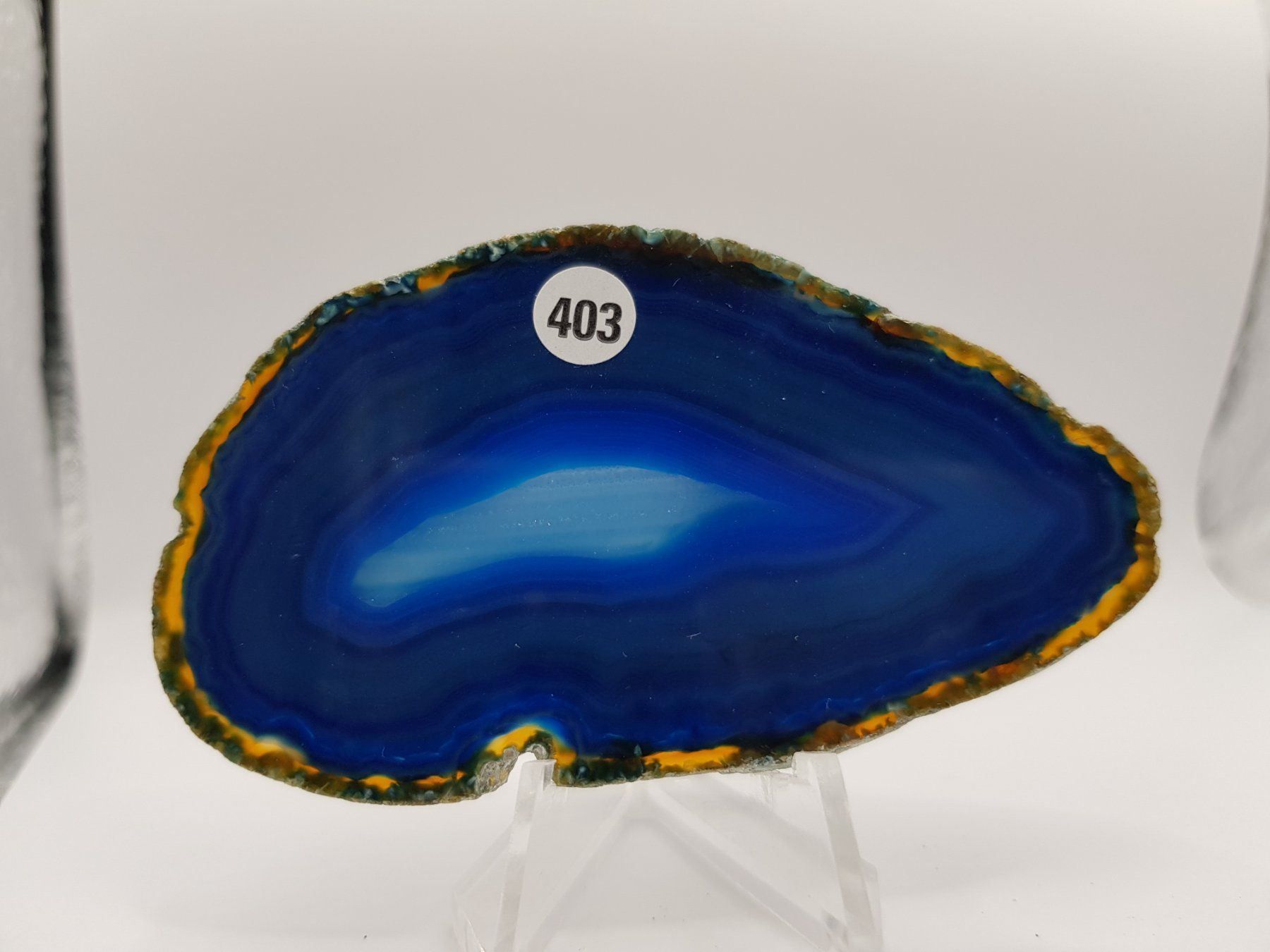 Minerali & Pietre curative: Achatscheibe 403 – Nuovo (secondo la descrizione) da Schwanden-Brienz venduto da Testudo06