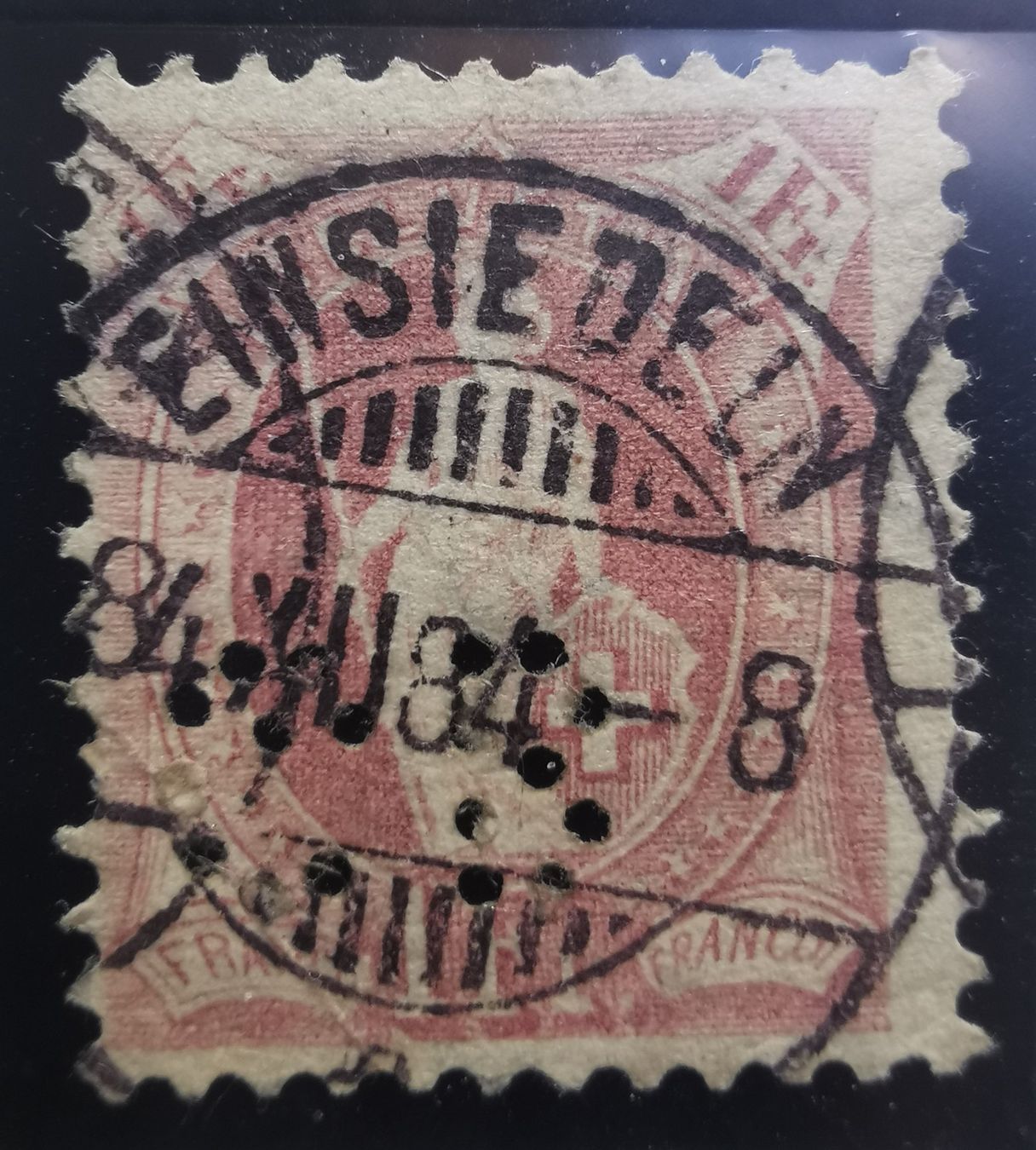 Tutti i francobolli: TR82 CH Perfins ZNr. 71A – Usato da Cousset venduto da Patrick_Collections 1