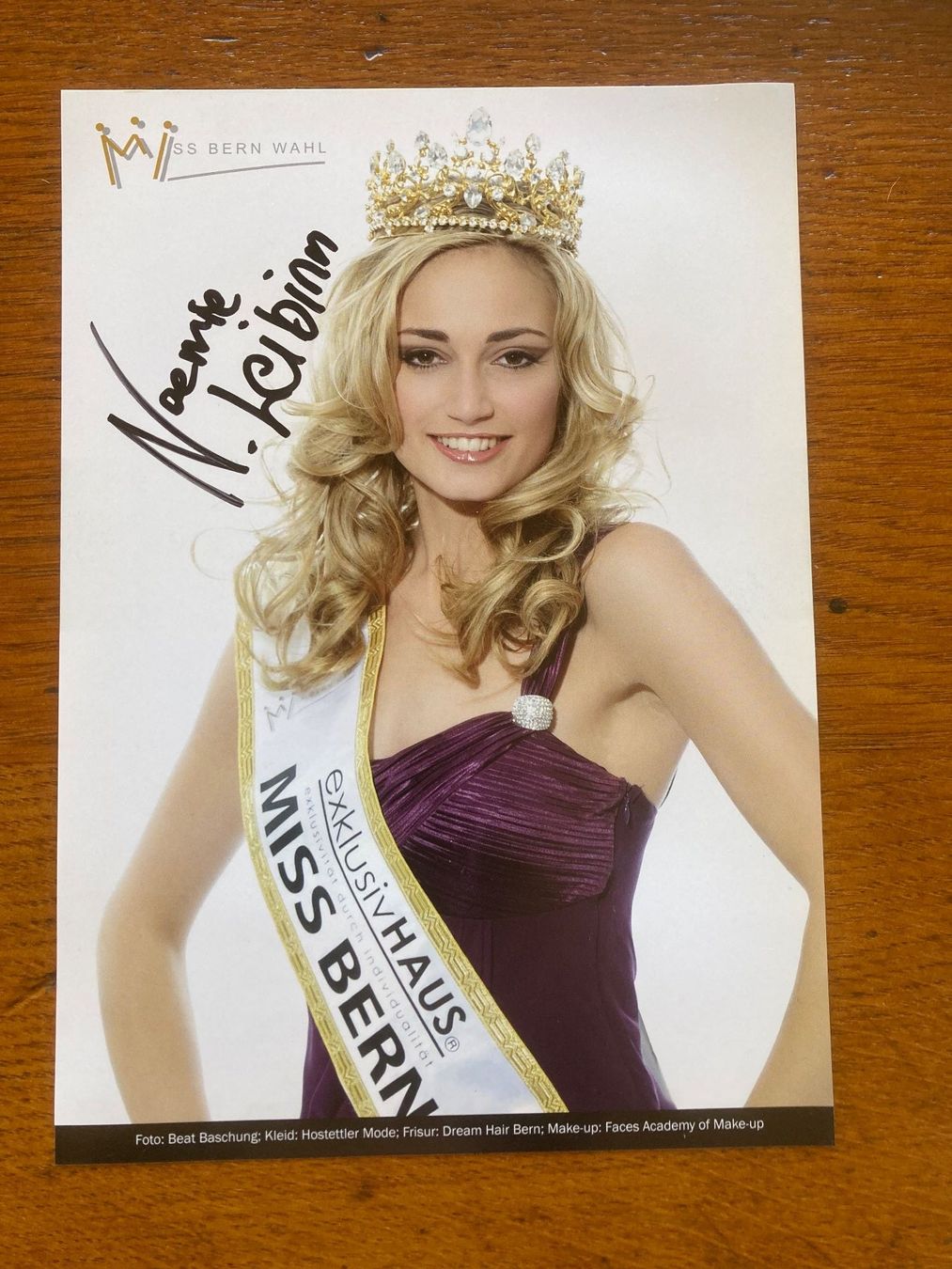 Autographes: Noemie  Leibinn  /  orig. AK – Neuf (Voir description) à Lovens par Traktor69