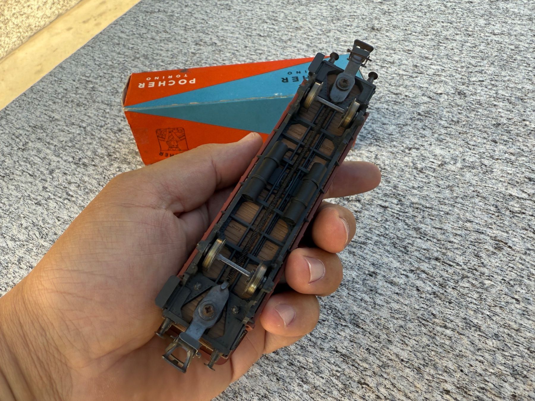Pocher Modellini di ferrovie: Pocher H0 torino SJ Vagone 3kl – Usato da Chiasso venduto da Carrara-Modellismo 4