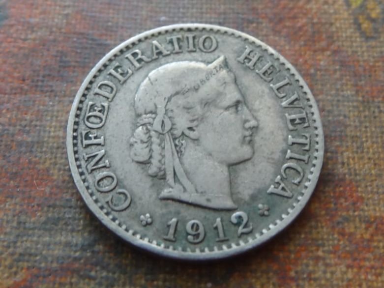 Tutti le monete: 10 Rp. 1912 – Usato da Romanel-sur-Lausanne venduto da Swift13