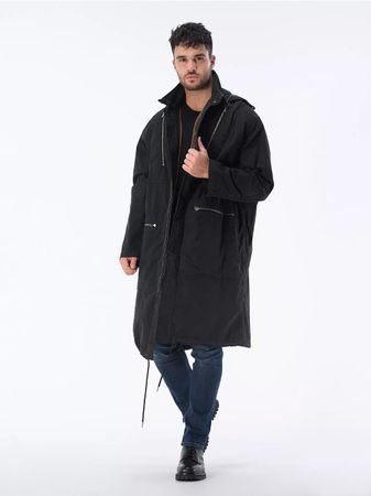 Closed Schwarzer Winter Parka mit Kapuze, NEU, GrösseM
