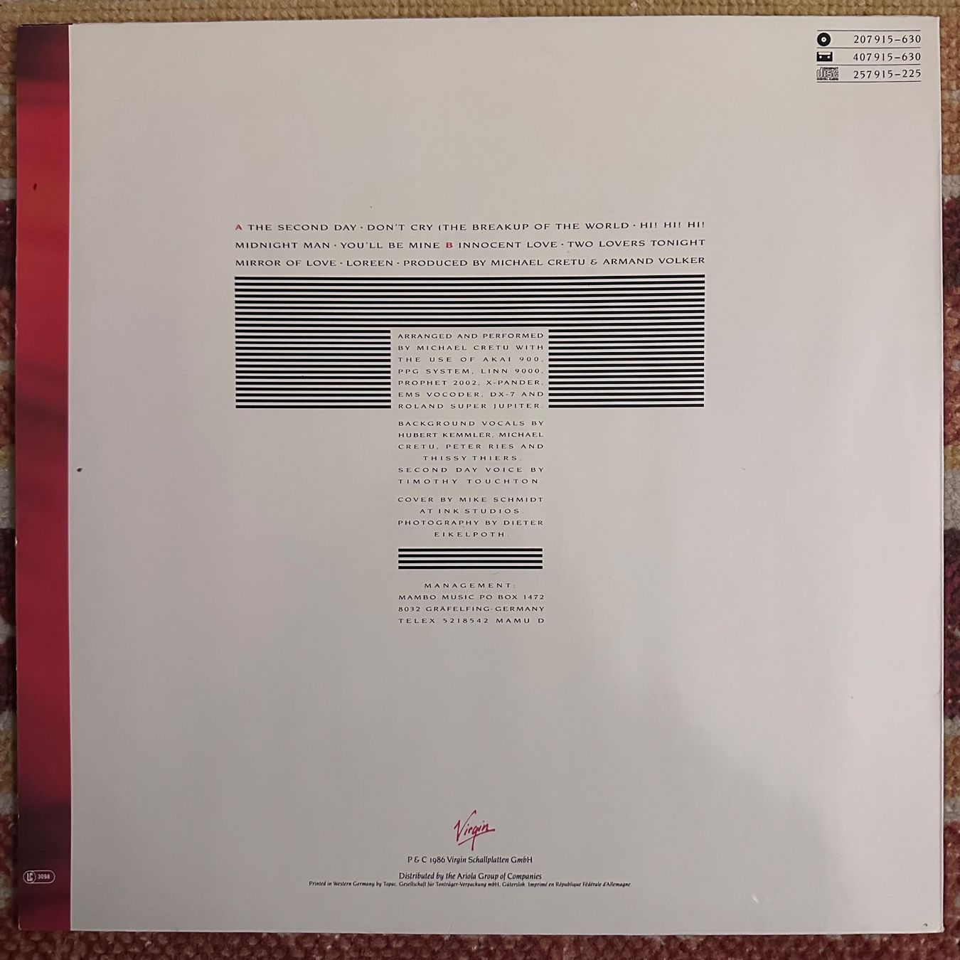 Dischi in vinile: LP - Sandra - Mirrors – Usato da Breganzona venduto da Onairda75 1