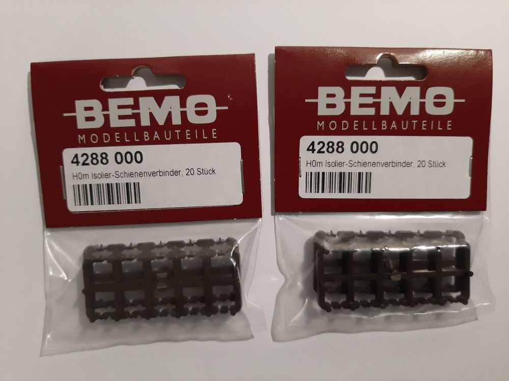 Bemo Modelleisenbahnen: Bemo H0m Isolierschienenverbinder – Neu und originalverpackt aus Thun von Schwarzsee48
