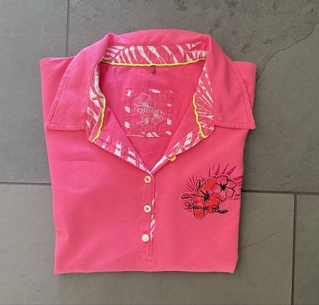 Olsen Poloshirt Damen Gr.38/40, pink
