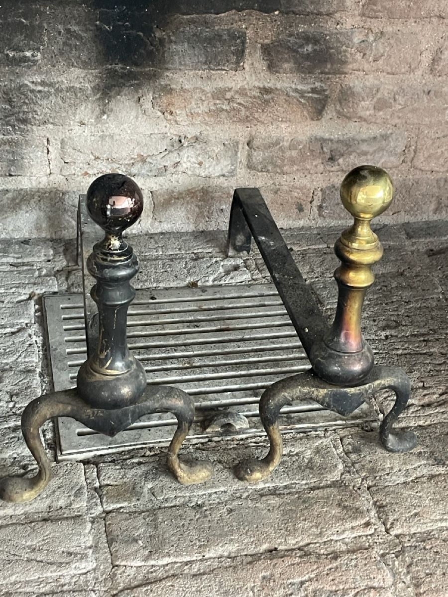 Camini: Kaminbock Cheminée Set Messing/Metall – Usato da Reinach BL venduto da bowflow