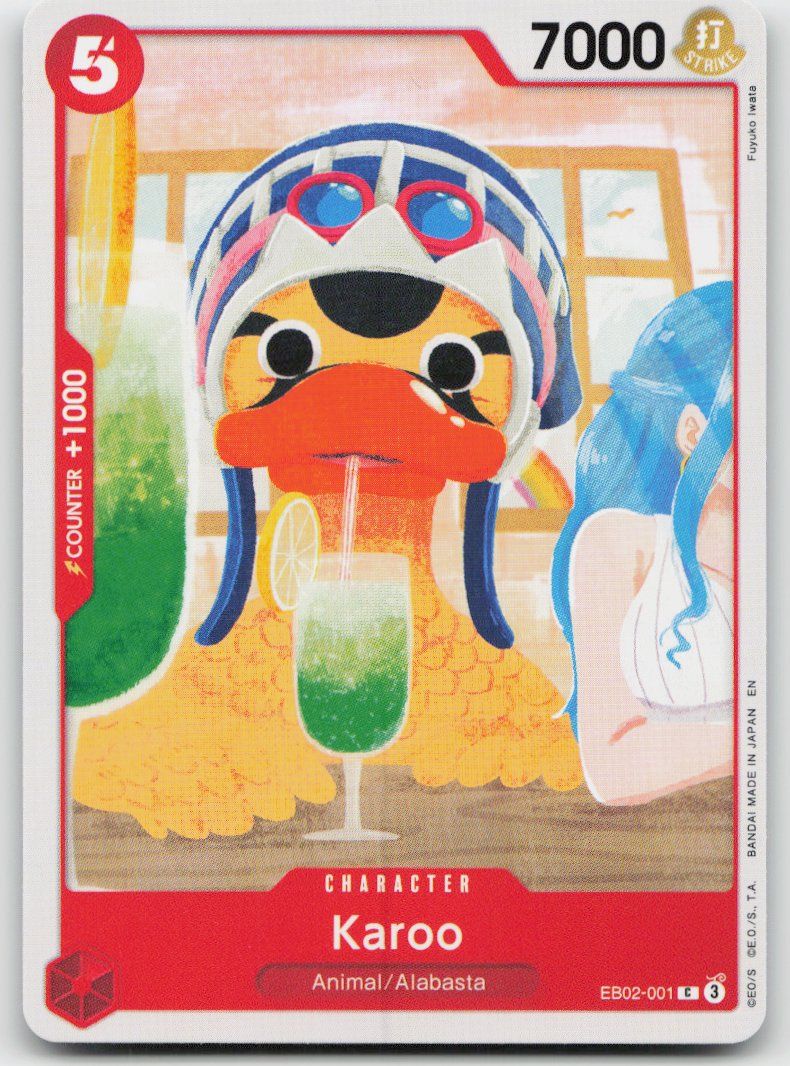 Bandai Carte collezionabili: One Piece Karoo EB02-001 C – Usato da Lugano venduto da VlaseCard