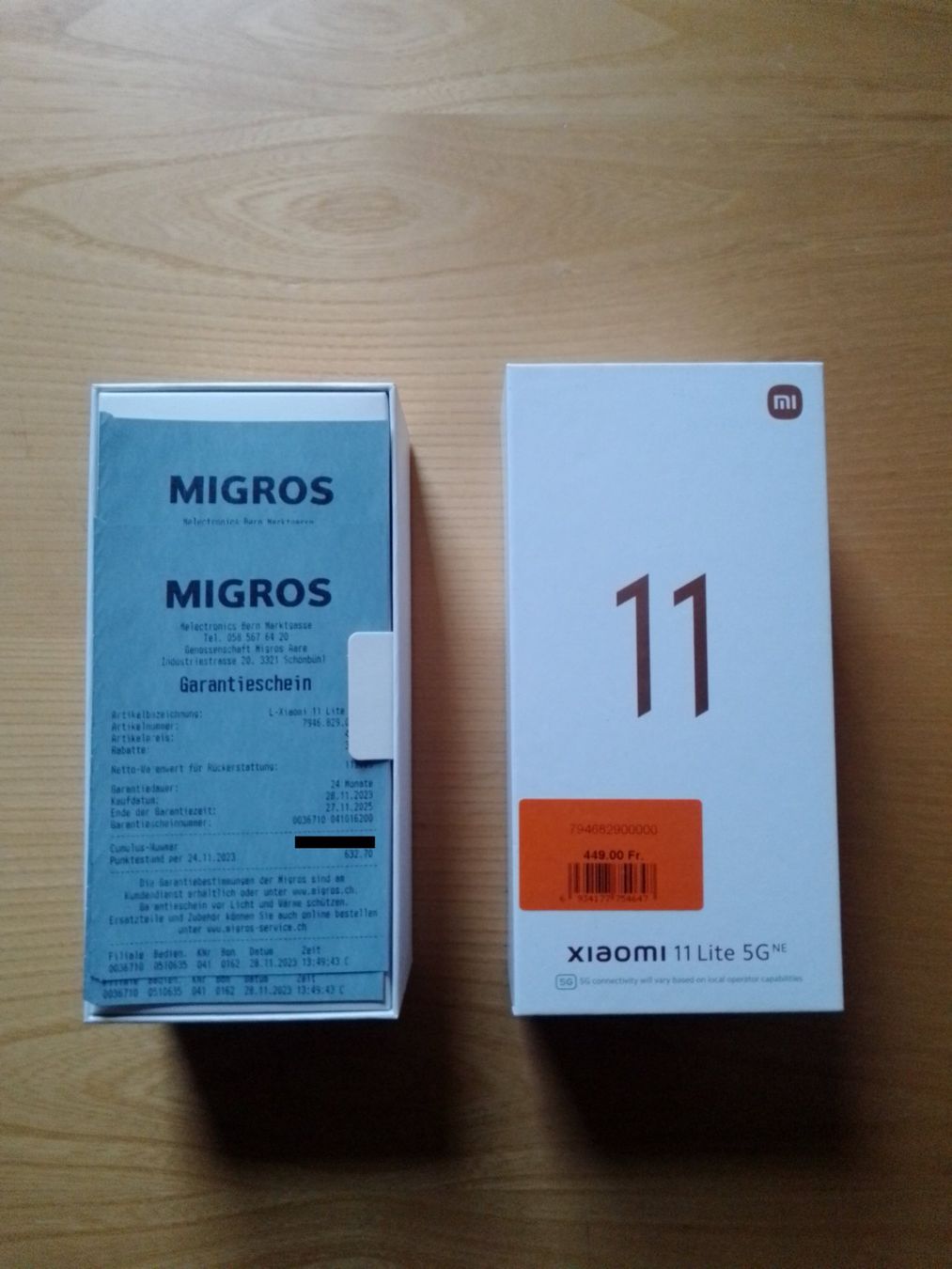Xiaomi Telefoni cellulari / Smartphones: Xiaomi 11 Lite 5G NE new – Nuovo e nell'imballaggio originale da Echallens venduto da analog101 3