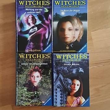Bücher: 4 Bände WITCHES Hexengirls Jugendbücher – Gebraucht aus Illnau von Buechermaus