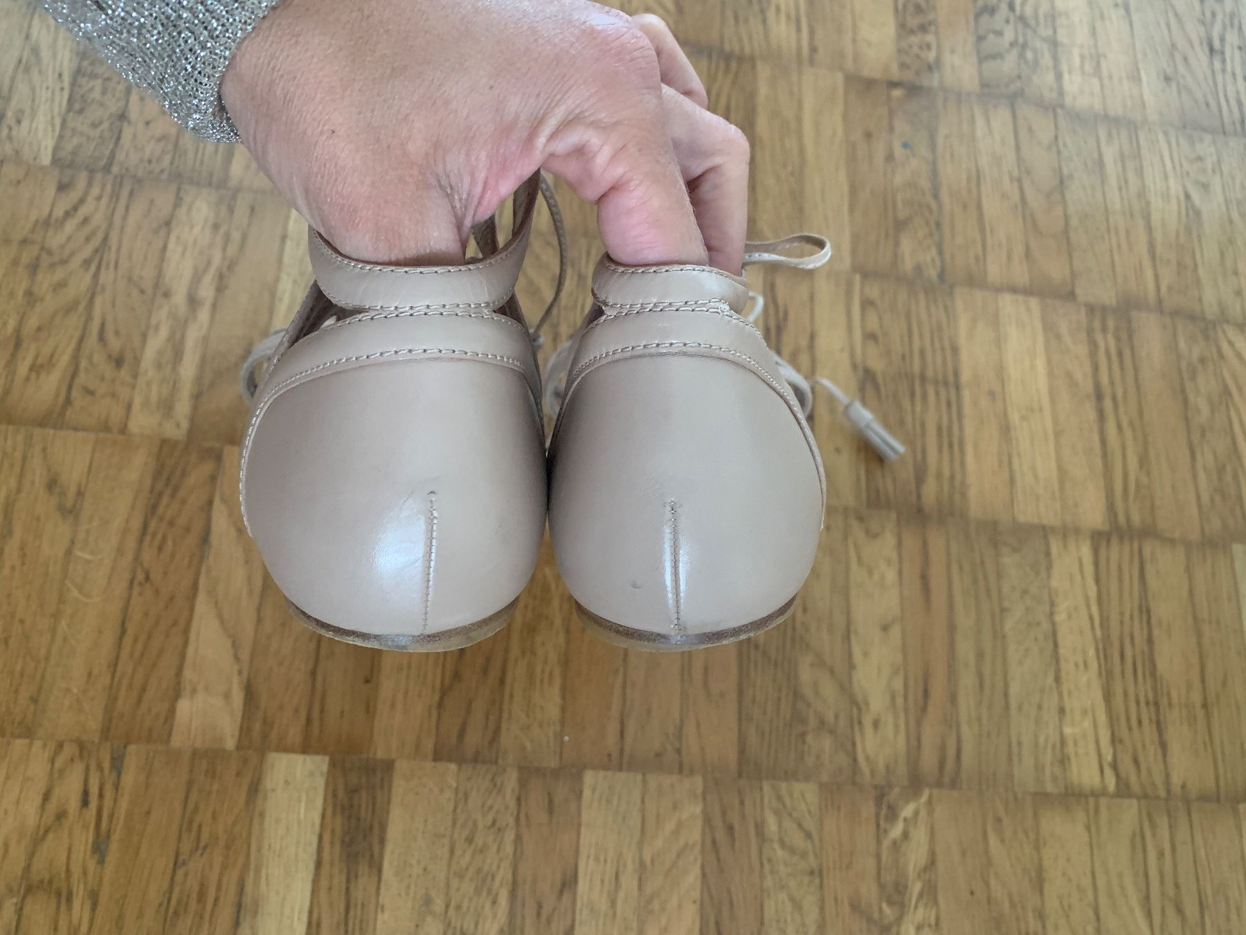 Scarpe da donna: Hugo boss leder flat sandalen – Usato da Zürich venduto da Nikuska32 5