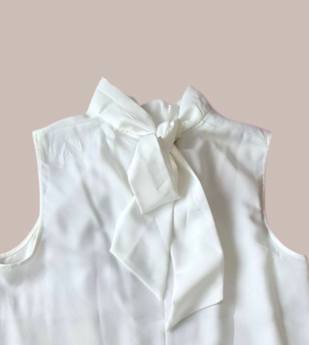 Mango Camicette: Blouse blanche sans manches Mango - Taille L – Usato da Renens VD venduto da del_t2kx 3