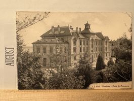 AK von Schulhaus in Neuchâtel