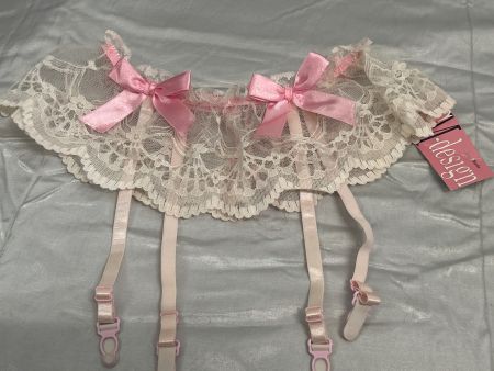 Sexy Strapshalter Strapsgurt Rosa Spitze 1 Size Neu