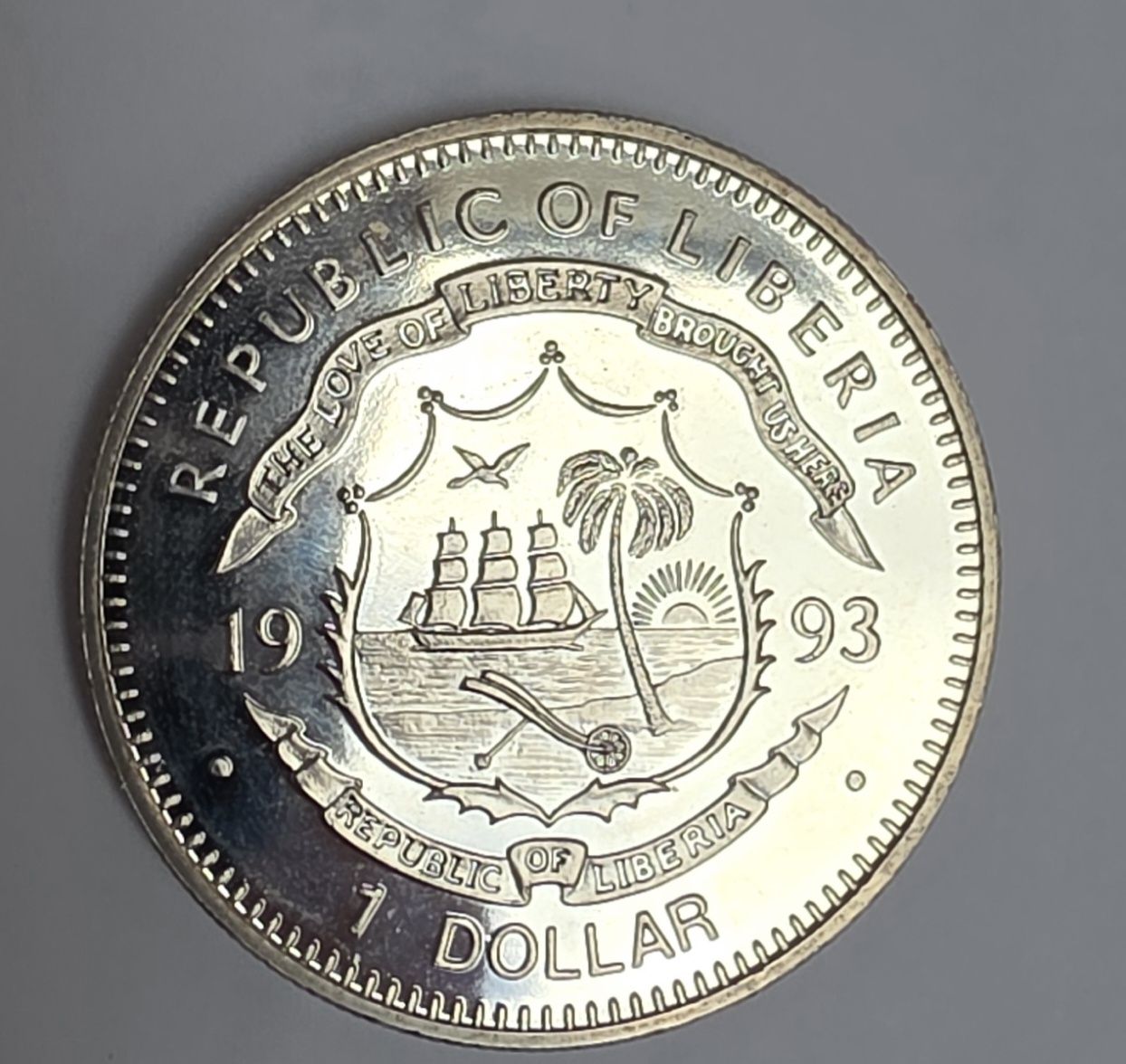 Tutti le monete: 1 dollar Liberia 1993 FDC – Nuovo (secondo la descrizione) da Morges venduto da Yavob 1