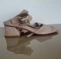 AGL Sandale 37 Wildleder taupe