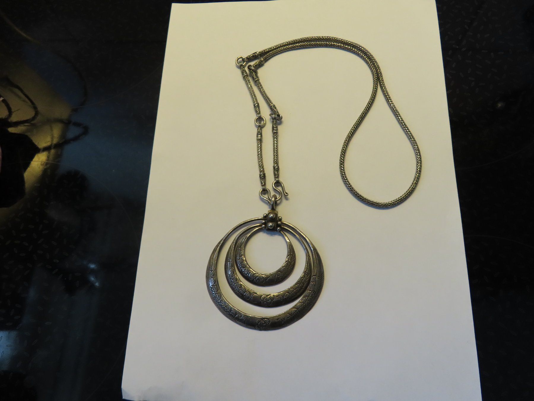 Catenine: Silber Kette Mit Anhänger – Usato da Rüfenacht BE venduto da mada05
