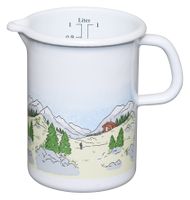 Riess LANDLUST Küchenmass Messbecher Emaille 1L