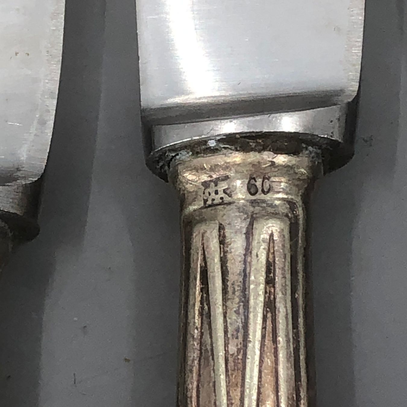 Zwilling Besteck: 3 Dessertmesser versilbert Art Deco Zwilling – Gebraucht aus Basel von Tiabeanie 6