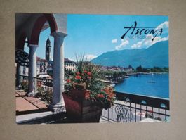 AK Ascona Lago Maggiore Tessin mit Schriftzug